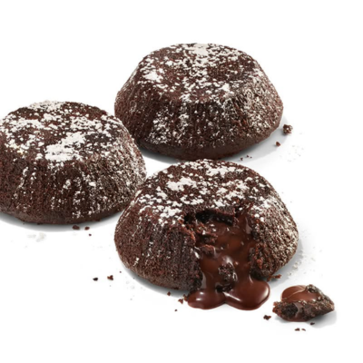 Chocolate Lava Crunch Cakes